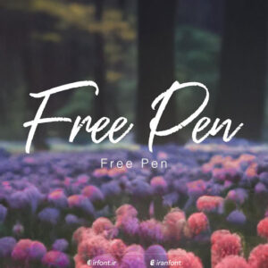 دانلود فونت براشی free pen