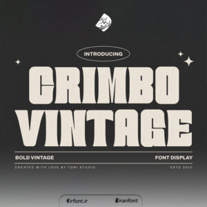 فونت انگلیسی Crimbo Vintage