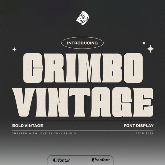 فونت انگلیسی تیتری کلاسیک Crimbo Vintage