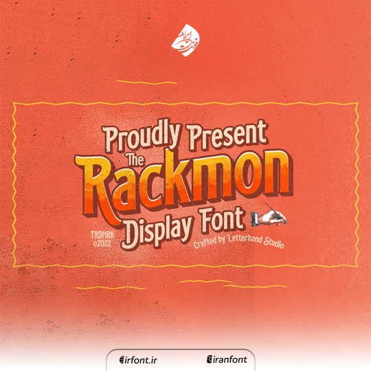 فونت انگلیسی فانتزی گرافیکی Rackmon