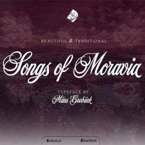 فونت انگلیسی Songs of Moravia