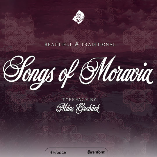 فونت انگلیسی کلاسیک خوشنویسی Songs of Moravia