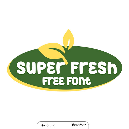 فونت انگلیسی Super Fresh