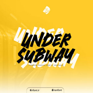 فونت انگلیسی under_subway