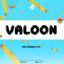 فونت انگلیسی Valoon