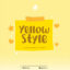 فونت انگلیسی Yellow Style