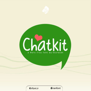 فونت انگلیسی Chatkit