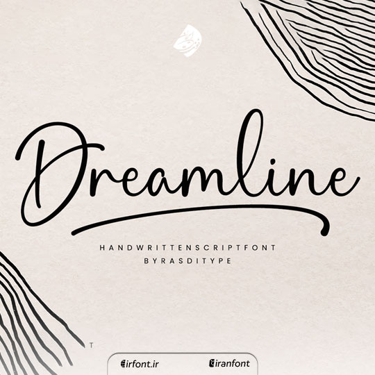 فونت انگلیسی خوشنویسی خودکاری Dreamline 2