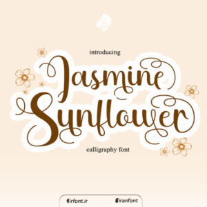 فونت انگلیسی Jasmine Sunflower