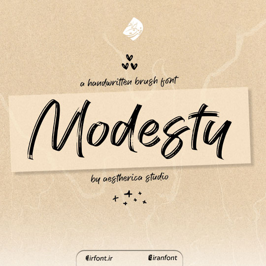 فونت انگلیسی Modesty 2