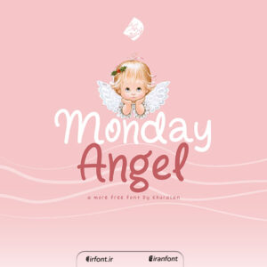 فونت انگلیسی Monday Angel