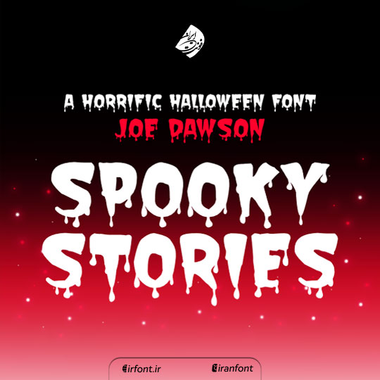 فونت انگلیسی ترسناک Spooky Stories