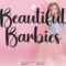 فونت انگلیسی Beautiful Barbies