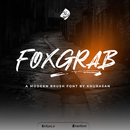 فونت انگلیسی گرافیکی Foxgrab