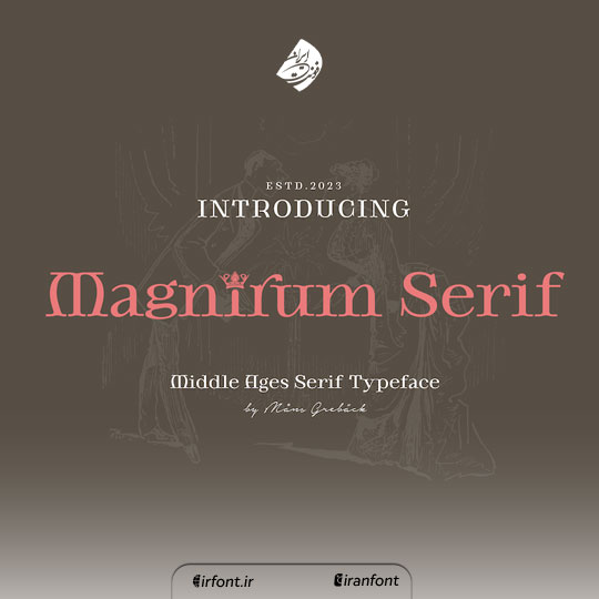 فونت انگلیسی Magnirum Serif