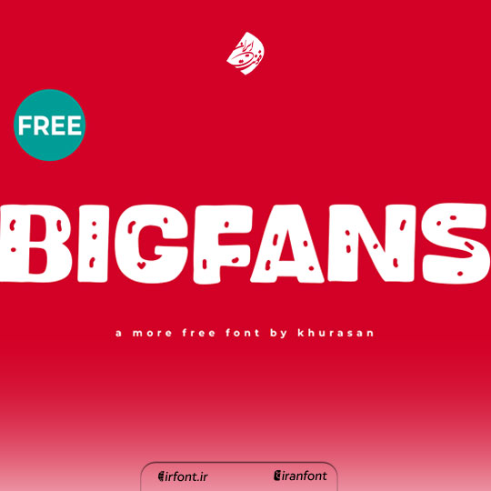 فونت انگلیسی گرافیکی Bigfans