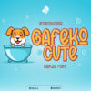 فونت انگلیسی کارتونی Gafeko Cute