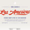 فونت انگلیسی گرافیکی Las Americas