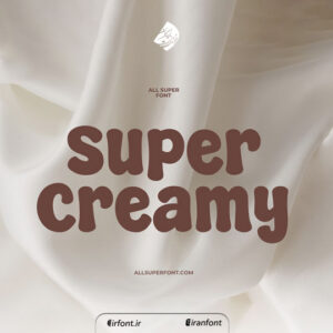 فونت انگلیسی فانتزی Super Creamy